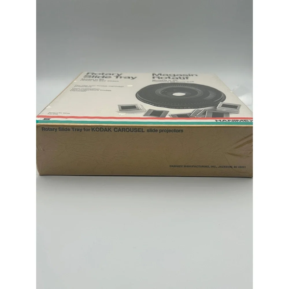 Hanimex Model H 80 Rotary Slide Tray for Kodak Carousel Projectors 80 Slides NWT